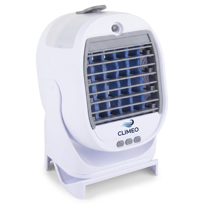 CLIMEO Power Cooler, réservoir d'eau et sortie d'air
